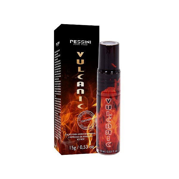 Excitante Unissex em Spray Vulcanic Pessini 15ml