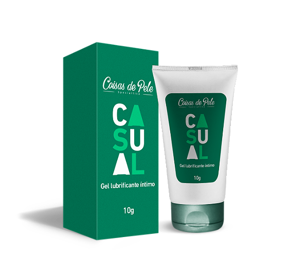 Casual Gel Lubrificante Anal Unissex 10g - Coisas de Pele