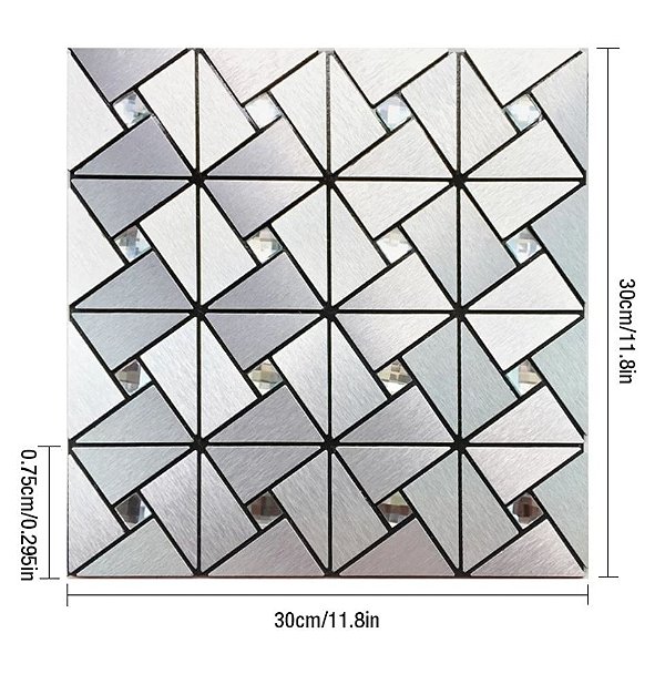 Pastilha Decorativa Autoadesivo 30 Cm X 30 Cm Decoração