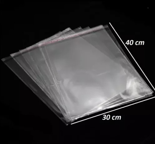 Saco Adesivado Saquinho Embalagem Transparente 30x40 C/200un