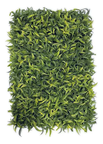 Placa De Samambaia Artificial 40x60 Cm Jardim Vertical