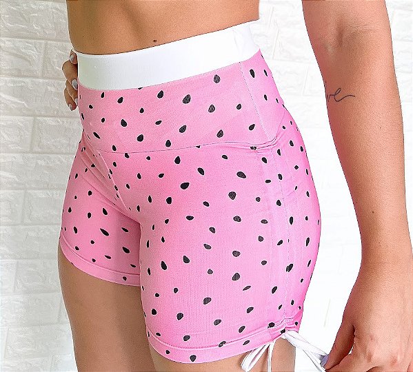 Shorts Mary frufru estampa melancia - sem troca