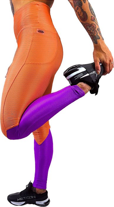 Legging Helen bolsos Laranja - sem troca