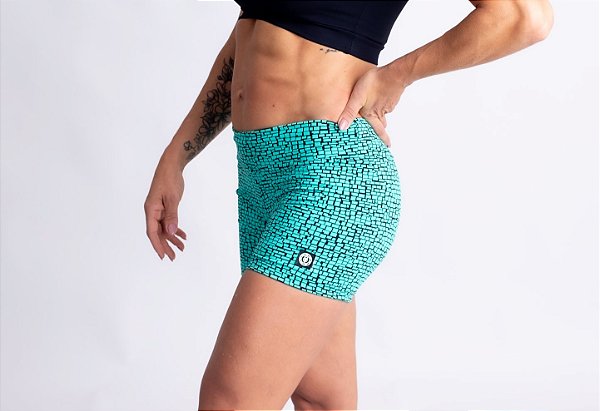 Shorts Jacquard Chest Verde - sem troca