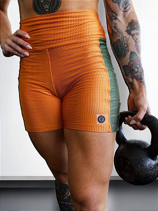 Shorts Bolsos Lume Laranja - sem troca
