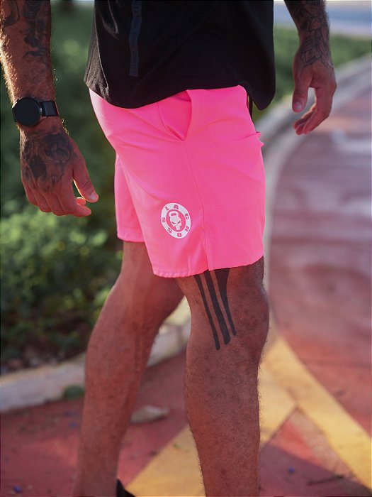 Bermuda Masculina Lacross Training Pink