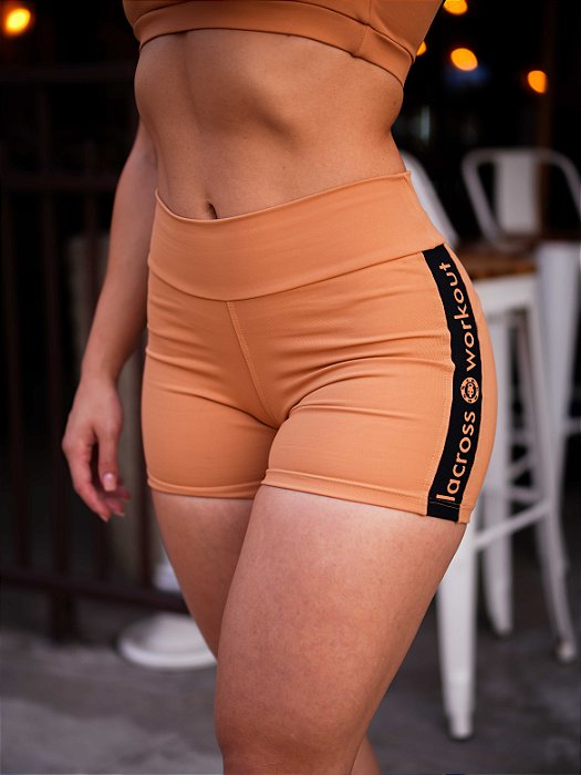 Shorts Recortes Isabel Amêndoa