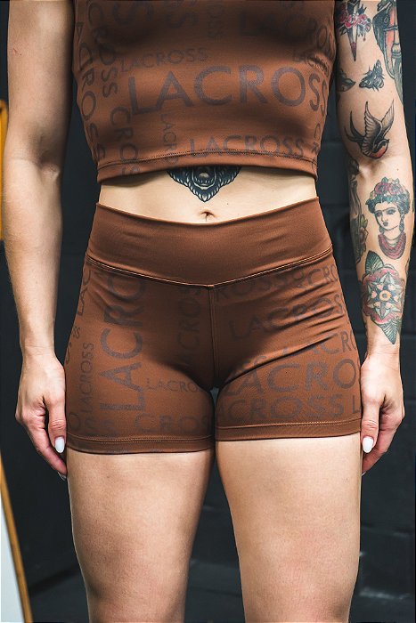 Shorts Amanda Letter Brownie