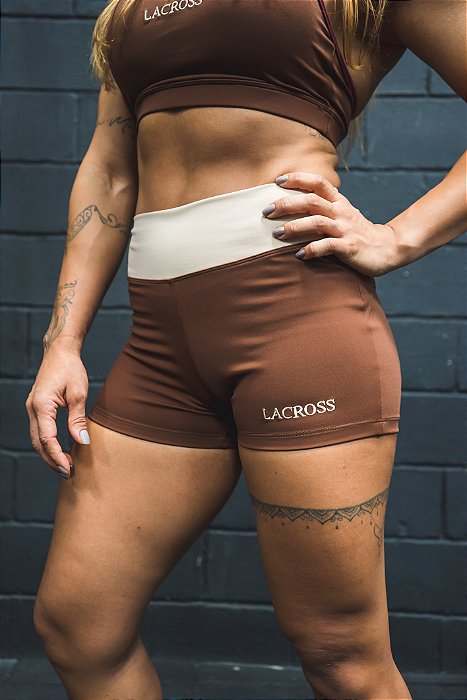 Shorts Diane Color Block Brownie