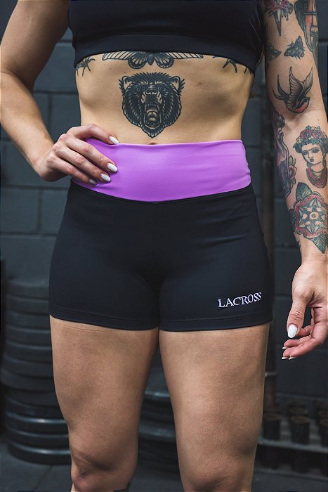 Shorts Diane Color Block Preto