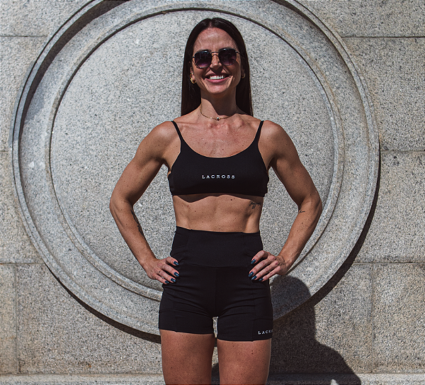 Top Sabrina Versalhes Preto