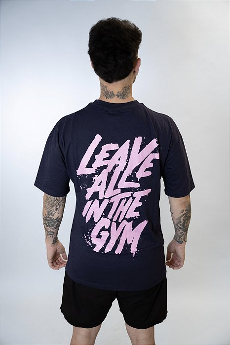 Camiseta Oversized Unissex Gym Marinho