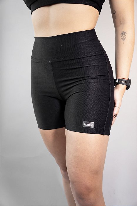 Shorts Canelado Move Ônix