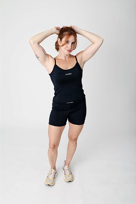 Cropped Alcinha Summer Preto