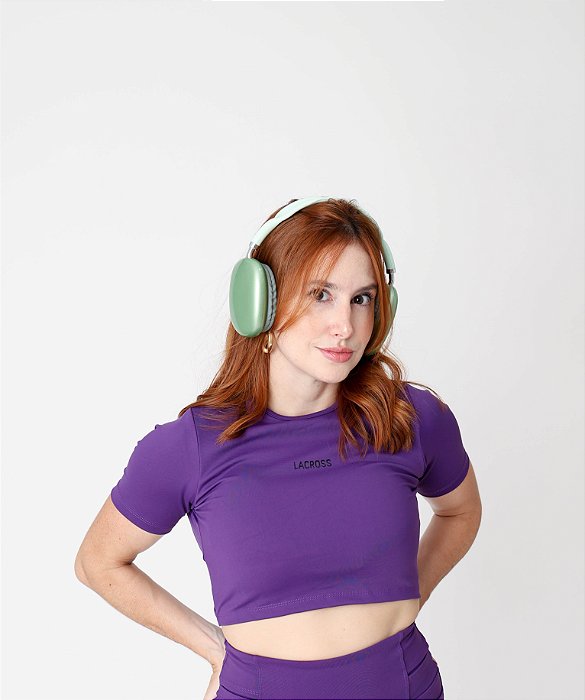 Top Cropped Dream com Abertura Purple
