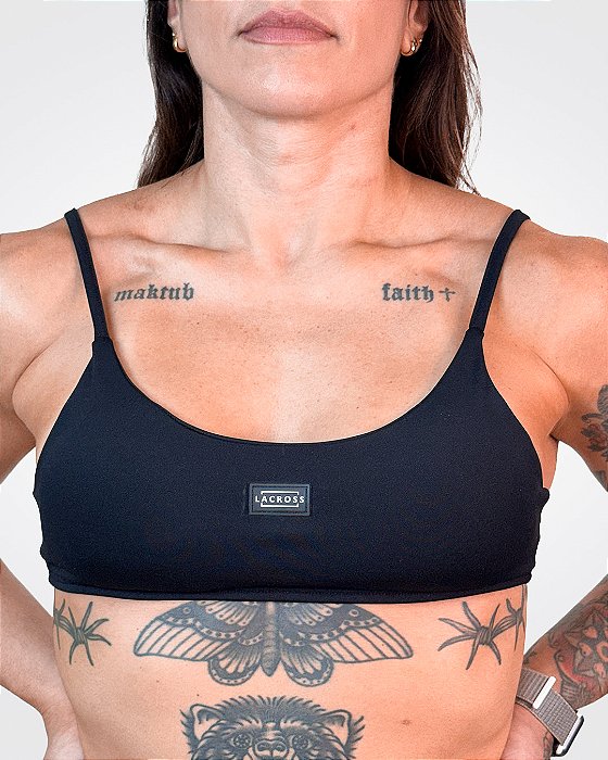 Top Sabrina Basic Preto