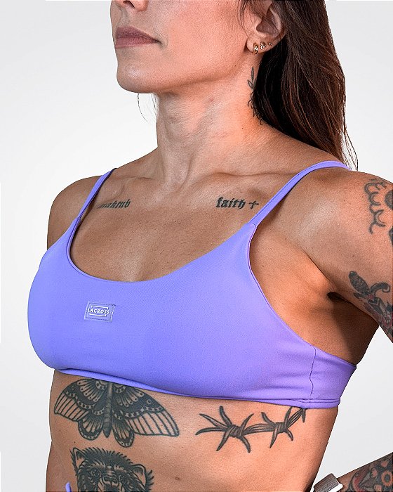 Top Sabrina Basic Lavanda