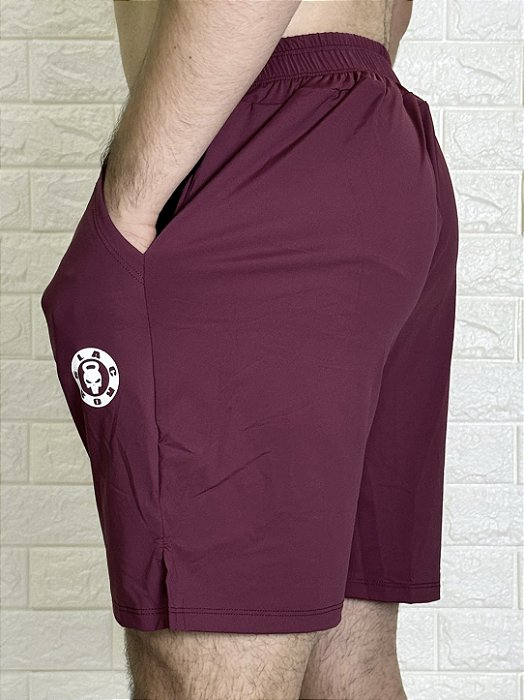 Bermuda Masculina Stretch Marsala