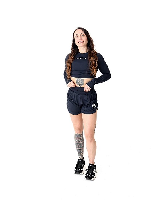 Shorts Vôlei Duplo Basic Preto