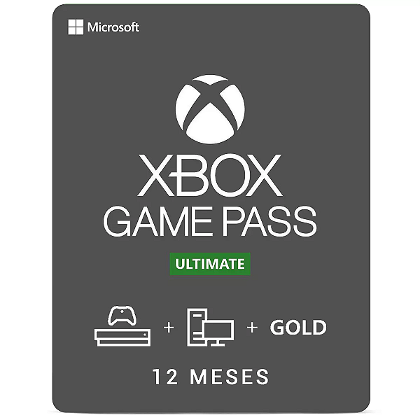 GAME PASS ULTIMATE 12 MESES (GANHA +1 MÊS)