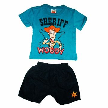 Conj. Camiseta Bermuda Toy Story Azul Marinno