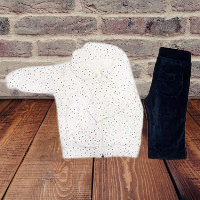 Conj. Plush Gola Fru Eatrelinhas Creme Marinho