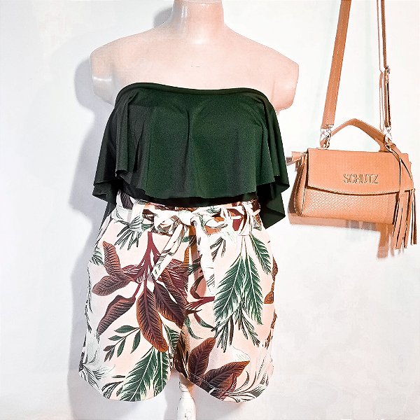 conjunto short e body