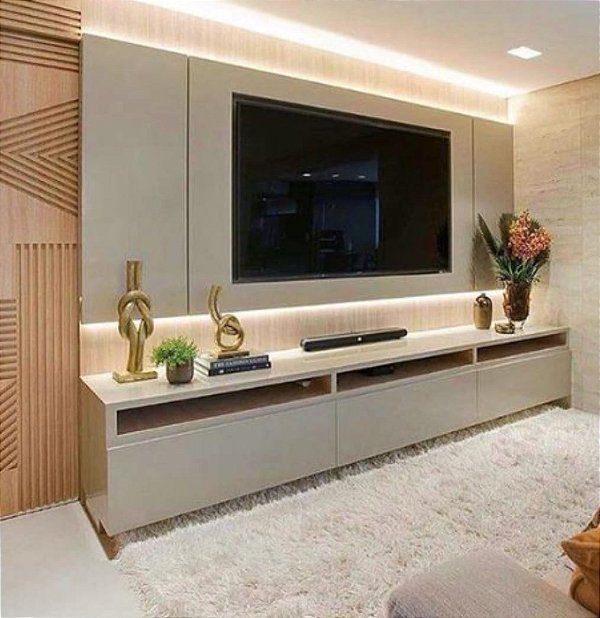Painel TV e Home Acabamento Brilho  - Medidas 250Lx220A