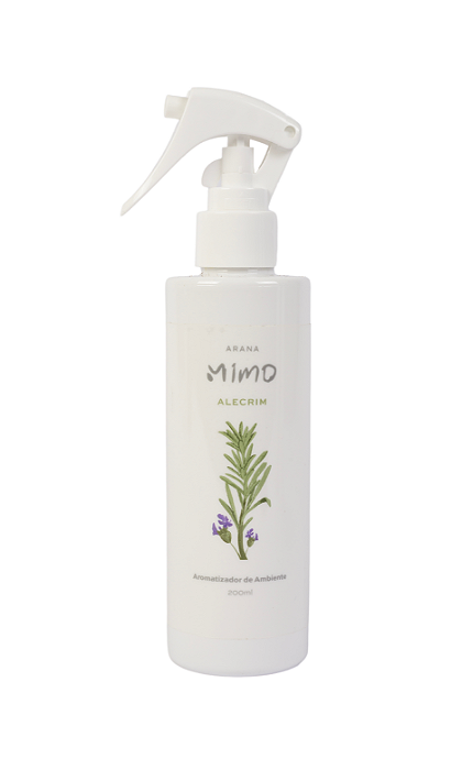 Aromatizador Alecrim 200ml | Linha Mimo Arana