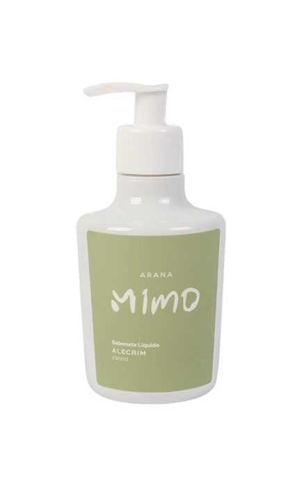 Sabonete Líquido Alecrim 250ml | Linha Mimo Arana