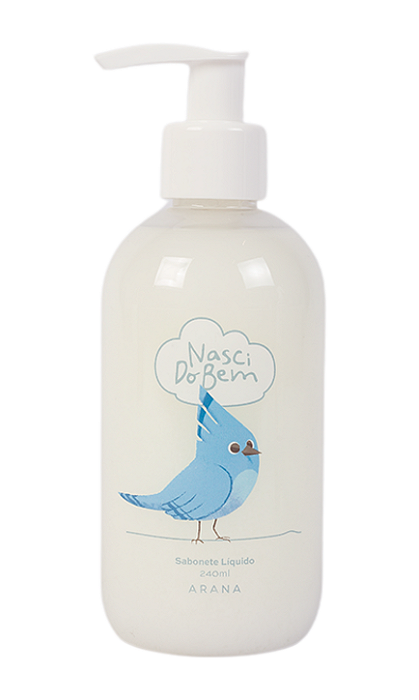Sabonete Líquido NasciDoBem 250ml | Linha NasciDoBem Arana