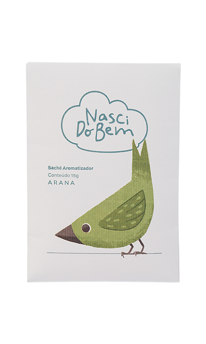 Sachê Aromatizador NasciDoBem 15g | Linha NasciDoBem Arana