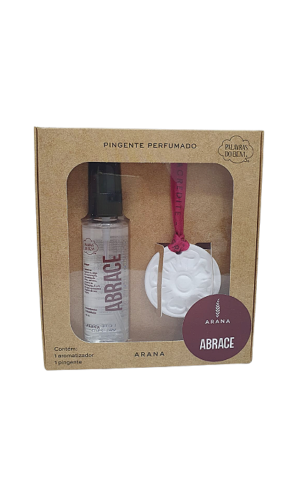 Pingente Perfumado Abrace 60ml | Linha Palavras do Bem Arana