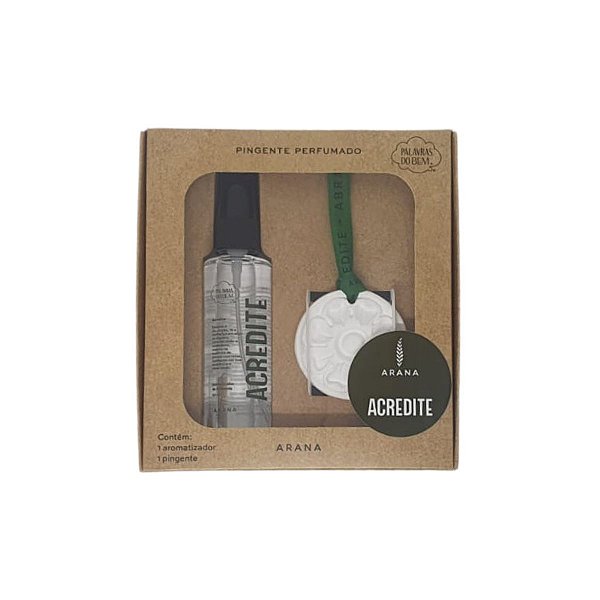 Pingente Perfumado Acredite 60ml | Linha Palavras do Bem Arana