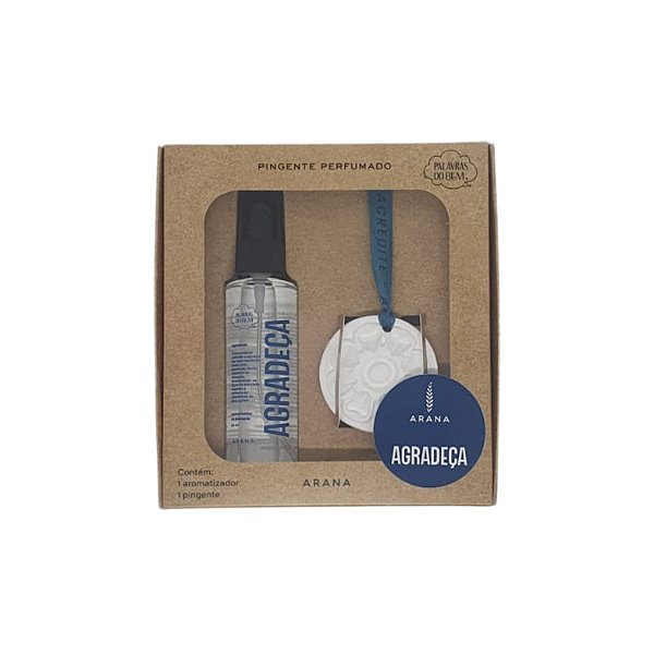 Pingente Perfumado Agradeça 60ml | Linha Palavras do Bem Arana