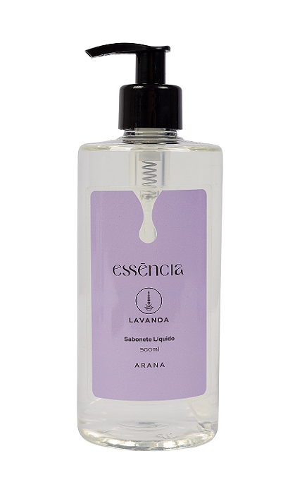 Sabonete Líquido Lavanda 500ml | Linha Essência Arana