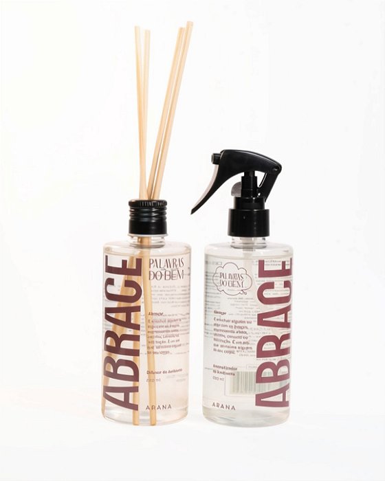 Kit Abrace - Aromatizador + Difusor Abrace 250ml- Arana