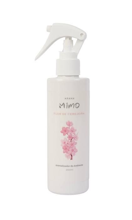 Aromatizador Flor de Cerejeira 200ml | Linha Mimo Arana