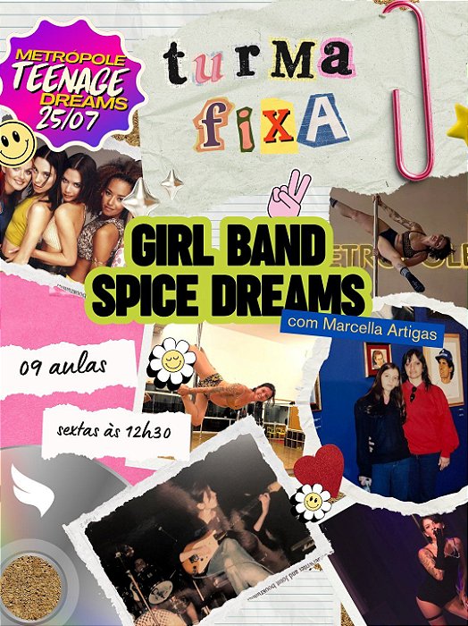 Turma Fixa - Pole Iniciante - Girl Band "Spice Dreams" (Sexta às 12h30m)