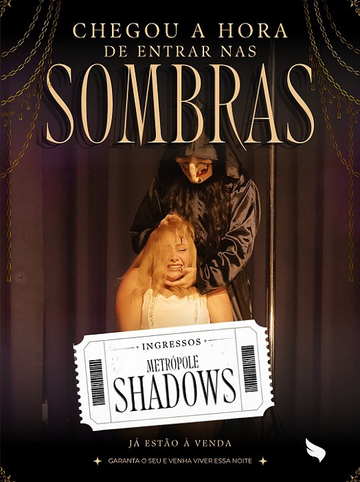 Ingresso Halloween 2026 - Metrópole Shadows (1º Lote)