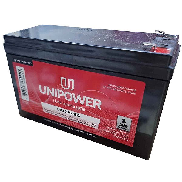 Bateria Selada 12V 7A Nobreak Seg