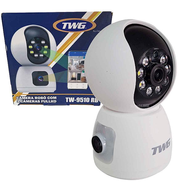 TW-9510 RB - CAMERA DE VIDEO INTELIGENTE, VIA WI-FI, DE VIDEOMONITORAMENTO, PARA SISTEMA DE SEGURANCA, 2 MP, HOMOLOGACAO