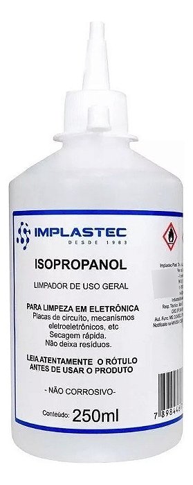 ÁLCOOL ISOPROPILICO - 250ML COM BICO