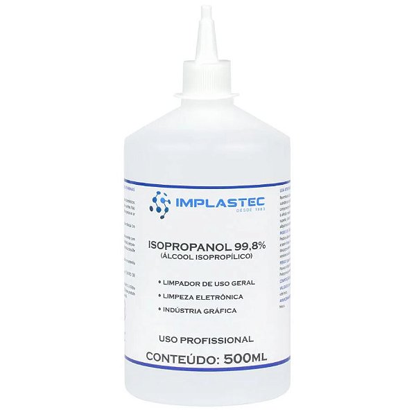 ÁLCOOL ISOPROPILICO - 500ML COM BICO