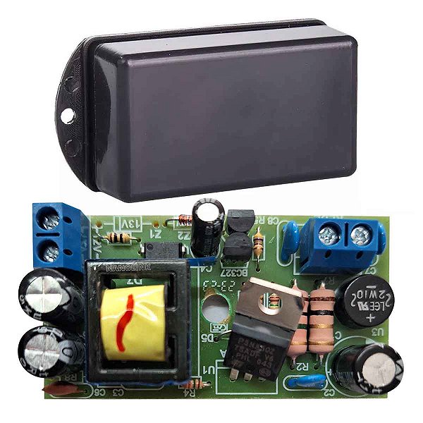 Fonte 12V 1A Com Borne Ipec