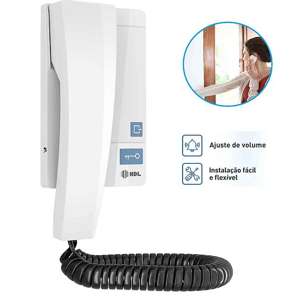 Interfone Audio Advance 2B Branco Hdl