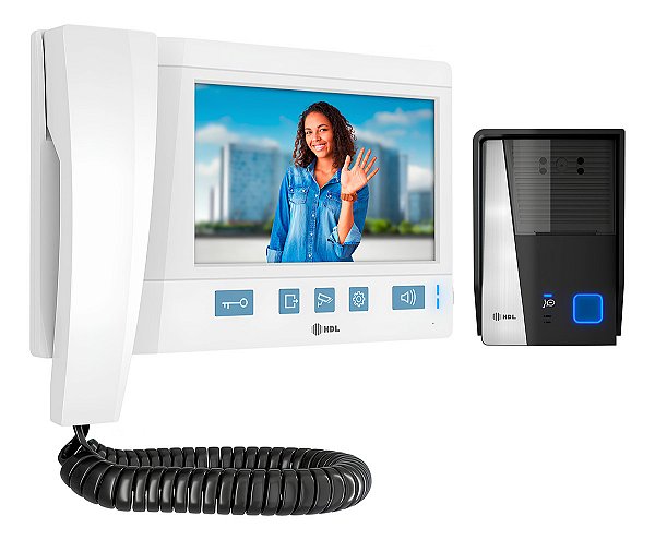 Porteiro Eletrônico C/ Vídeo Advance 7 Branco Hdl