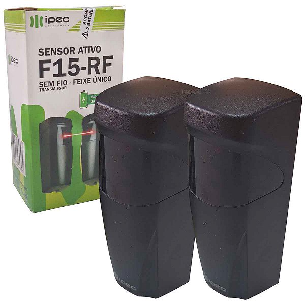 Sensor Ativo F15 Feixe Simples Sem Fio Ipec