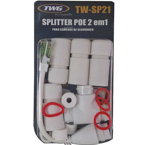Spliter Splitter Poe Divisor P/ Cabo De Rede TW-SP21 Twg