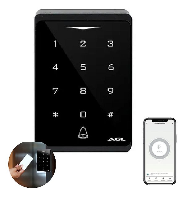 Controle De Acesso CA1000 Touch Bluethooth Agl